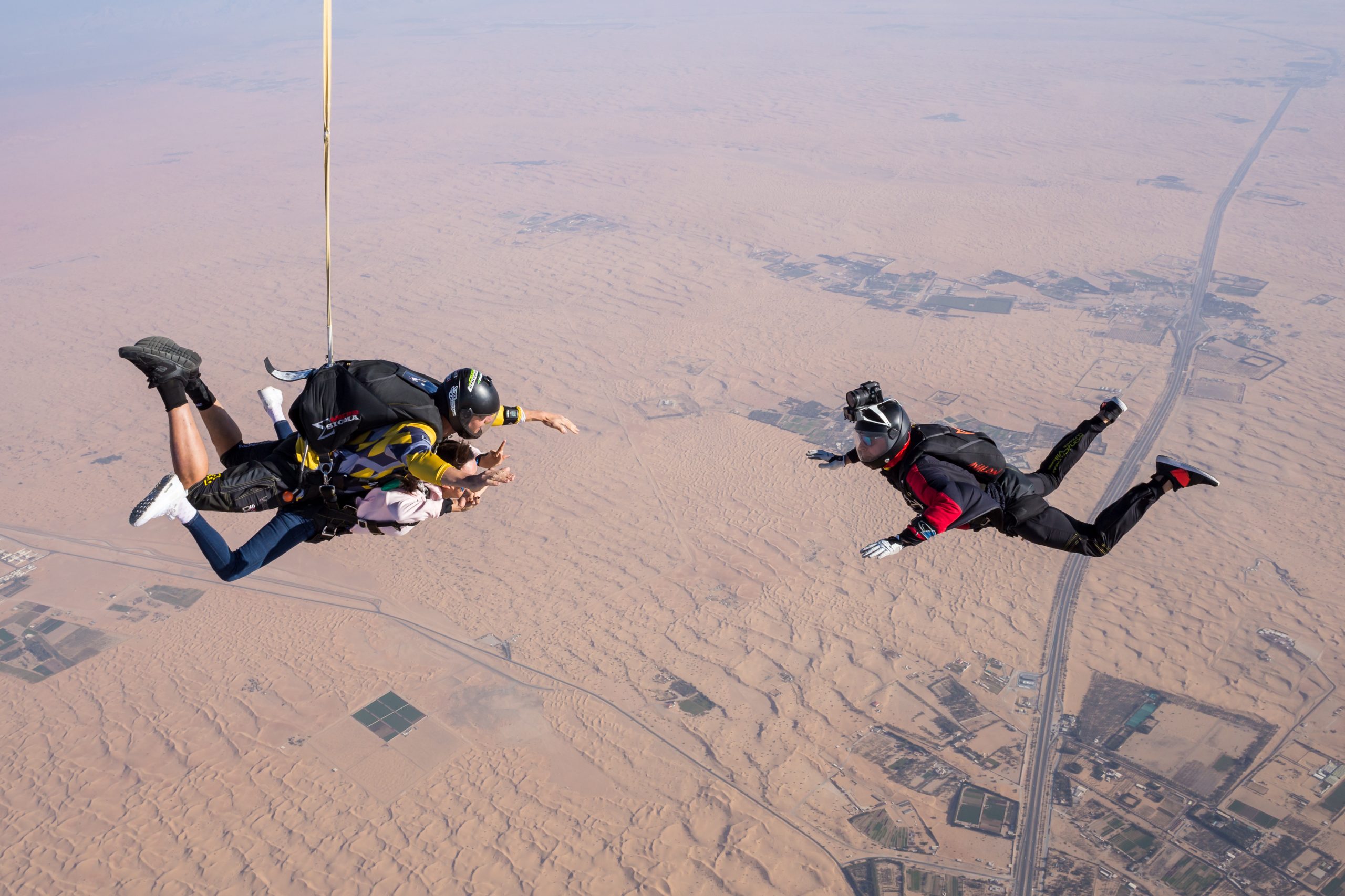 famous Sky Dives of Dubai