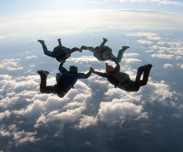 famous Sky Dives of Dubai