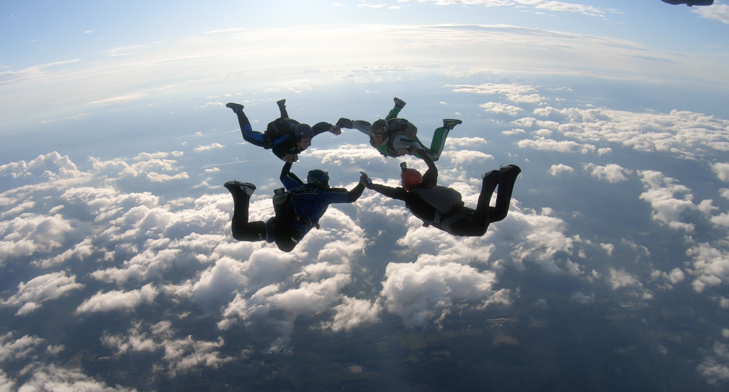 famous Sky Dives of Dubai