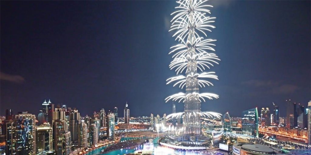 Burj Khalifa Fireworks