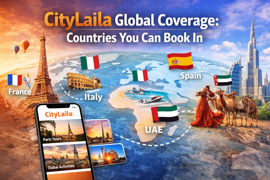 CityLaila Global Coverage: Countries You Can Book In