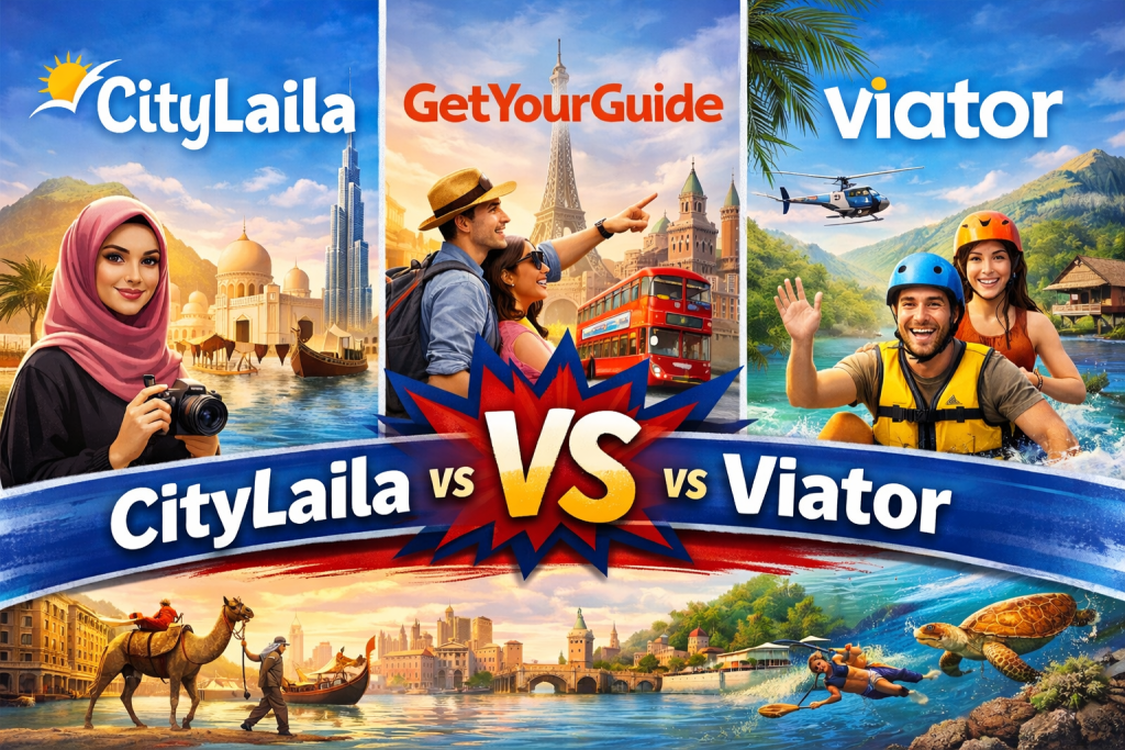 Best Attraction Ticket Site: CityLaila vs GetYourGuide vs Viator