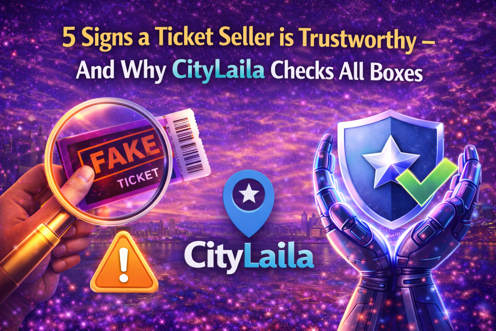 5 Signs a Ticket Seller is Trustworthy – And Why CityLaila Checks All Boxes