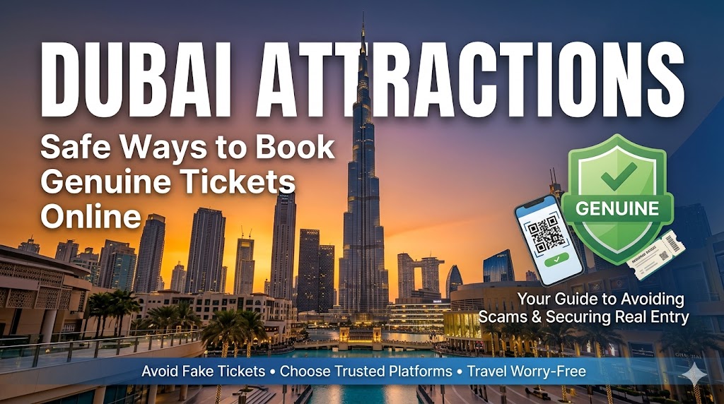 Dubai Attractions: Safe Ways to Book Genuine Tickets Online