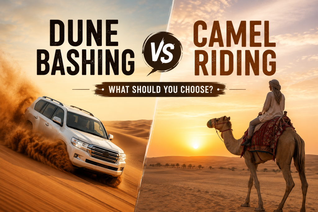 Dune Bashing vs Camel Riding: What Should You Choose?