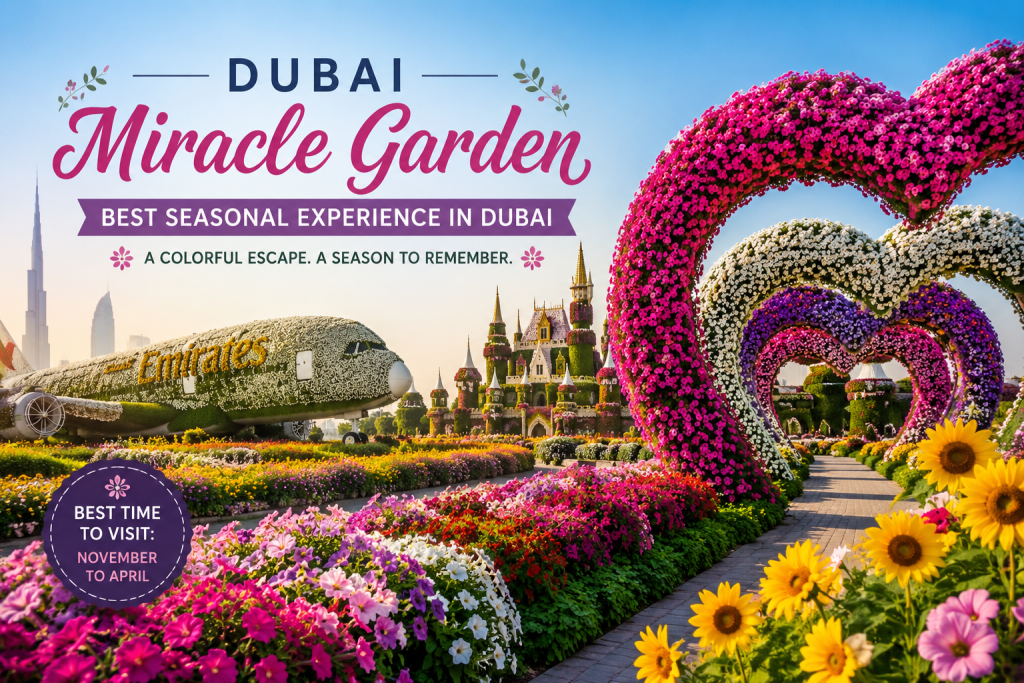 Dubai Miracle Garden: Best Seasonal Experience in Dubai
