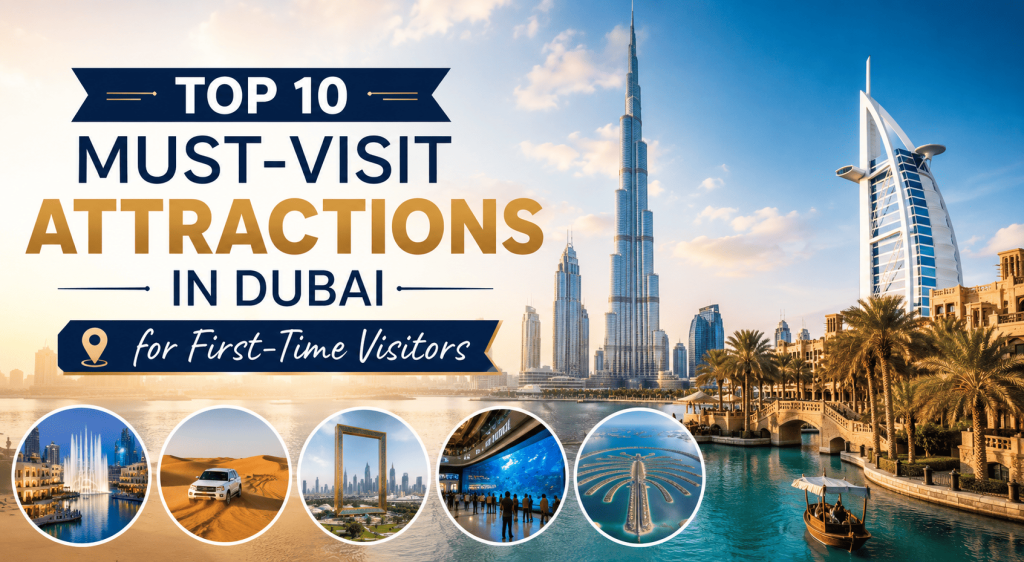 Top 10 Must-Visit Attractions in Dubai for First-Time Visitors