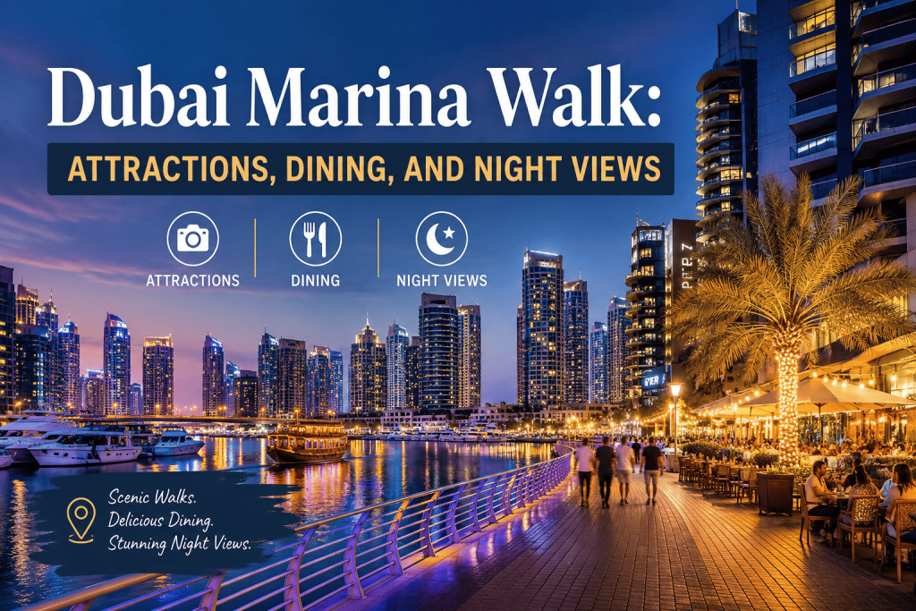 Dubai Marina Walk: Attractions, Dining, and Night Views