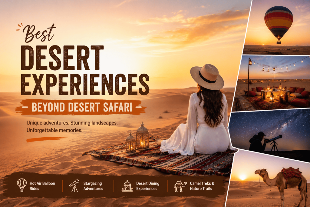 Best Desert Experiences Beyond Desert Safari