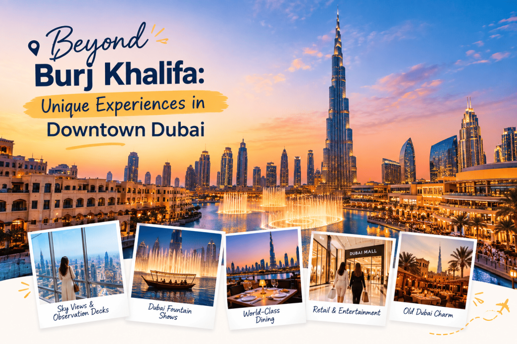 Beyond Burj Khalifa: Unique Experiences in Downtown Dubai