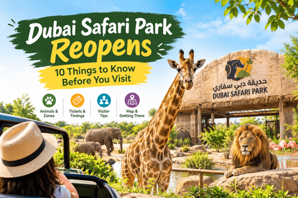 Dubai Safari Park Reopens: 10 Things to Know Before You Visit