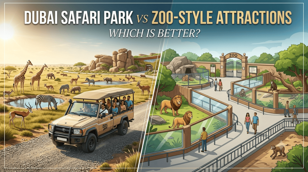 Dubai Safari Park vs Zoo-style Attractions: Which Is Better?